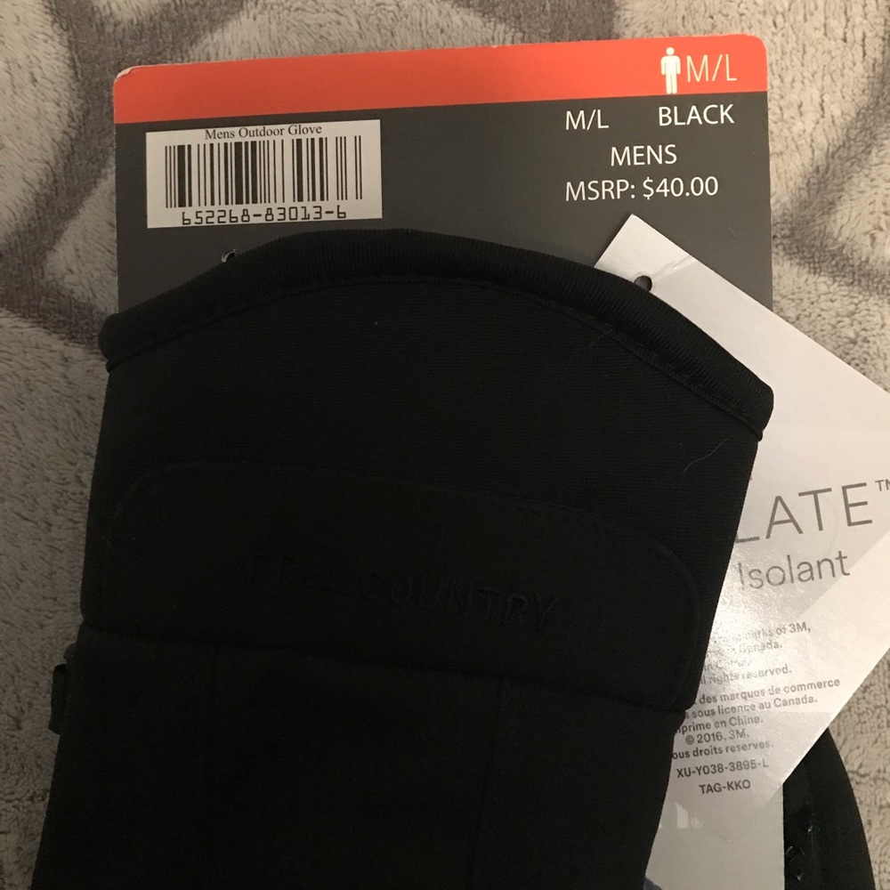Free Country Men’s Winter 🥶 ❄️ Gloves 🧤 - Picture 3 of 7